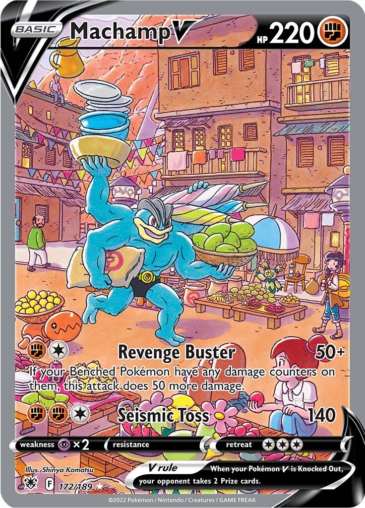 Machamp V (172/189) [Sword & Shield: Astral Radiance] | Shuffle n Cut Hobbies & Games