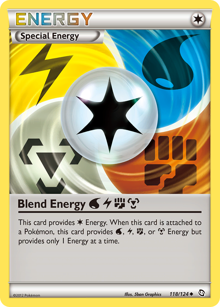 Blend Energy WaterLightningFightingMetal (118/124) [Black & White: Dragons Exalted] | Shuffle n Cut Hobbies & Games