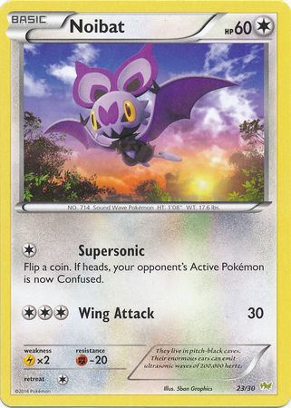 Noibat (23/30) [XY: Trainer Kit - Noivern] | Shuffle n Cut Hobbies & Games