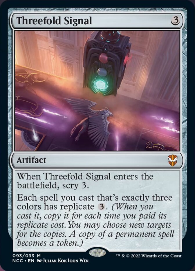 Threefold Signal [Streets of New Capenna Commander] | Shuffle n Cut Hobbies & Games