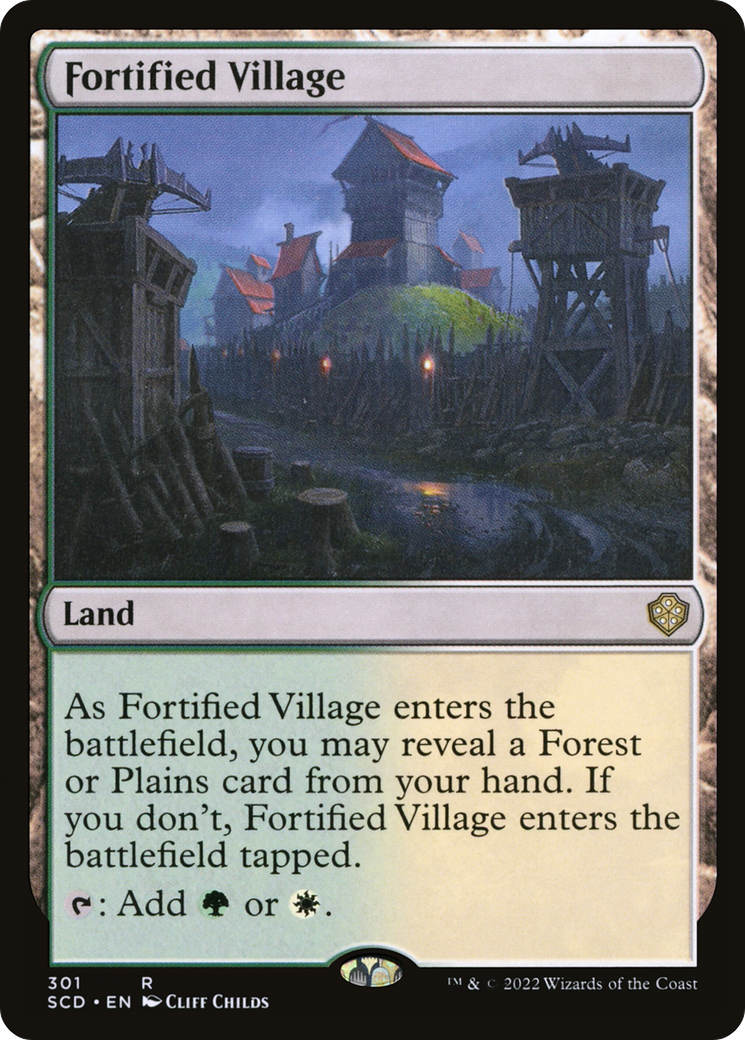 Fortified Village [Starter Commander Decks] | Shuffle n Cut Hobbies & Games