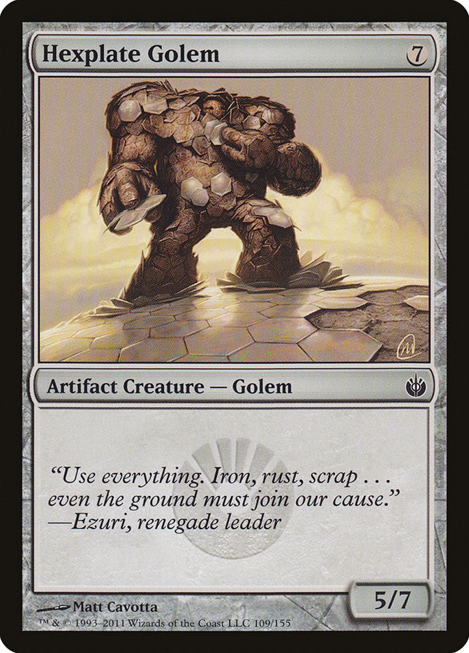 Hexplate Golem [Mirrodin Besieged] | Shuffle n Cut Hobbies & Games