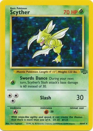 Scyther (10/64) [Jungle Unlimited] | Shuffle n Cut Hobbies & Games