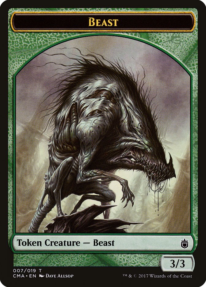 Beast Token (007/019) [Commander Anthology Tokens] | Shuffle n Cut Hobbies & Games