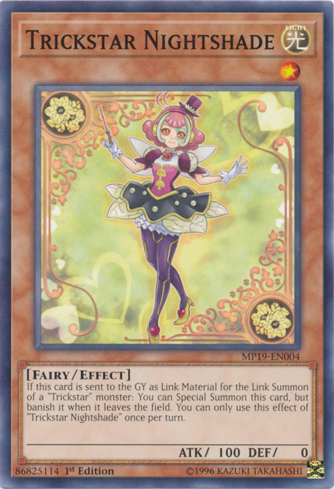 Trickstar Nightshade [MP19-EN004] Common | Shuffle n Cut Hobbies & Games
