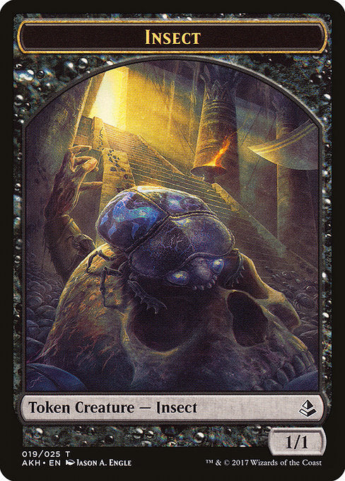 Sacred Cat // Insect Double-Sided Token [Amonkhet Tokens] | Shuffle n Cut Hobbies & Games