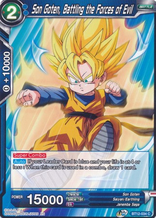 Son Goten, Battling the Forces of Evil [BT12-034] | Shuffle n Cut Hobbies & Games