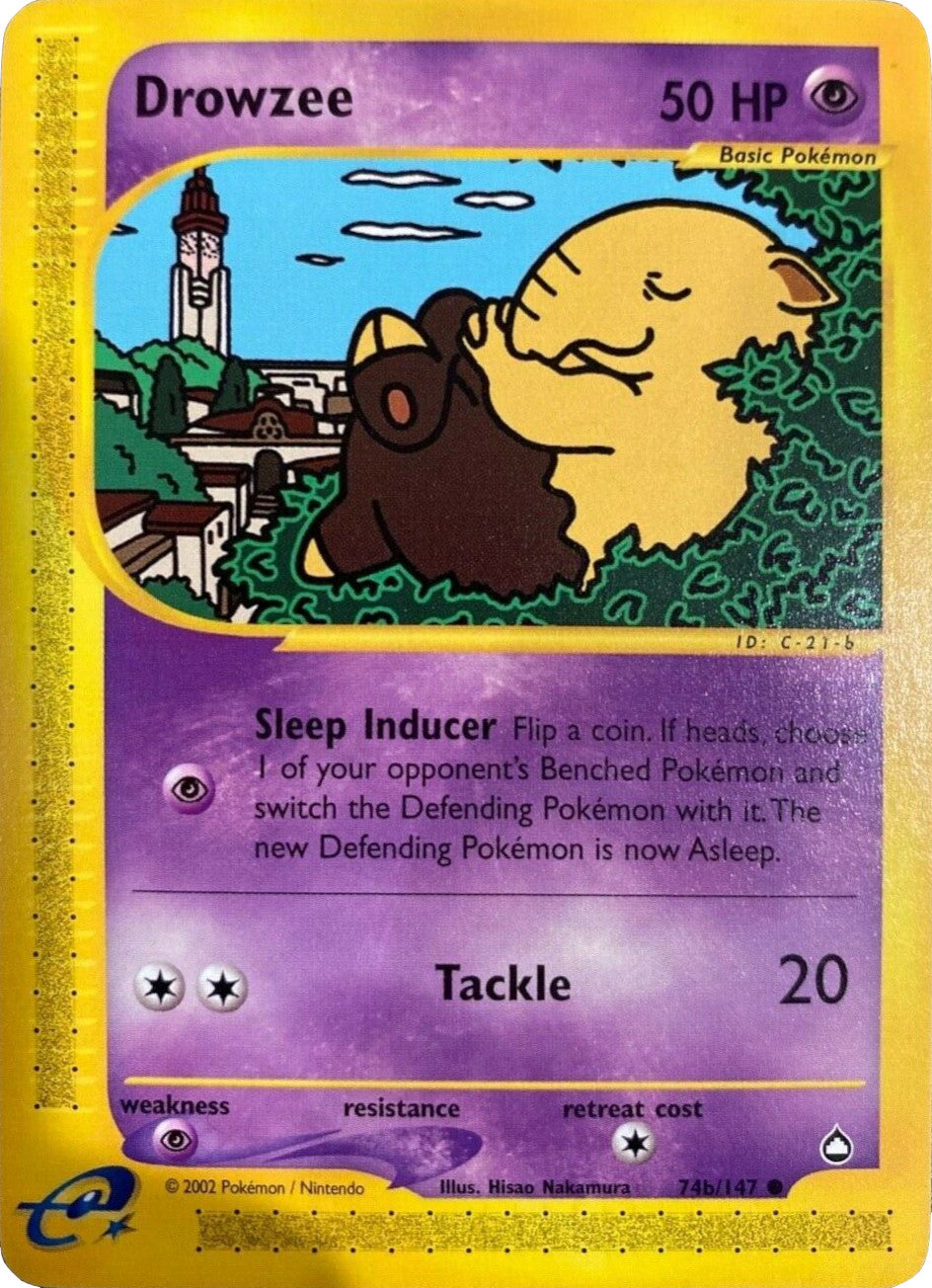 Drowzee (74b/147) [Aquapolis] | Shuffle n Cut Hobbies & Games