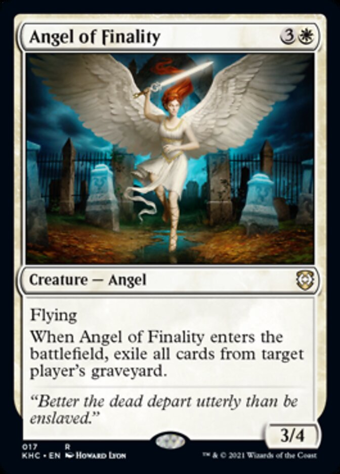 Angel of Finality [Kaldheim Commander] | Shuffle n Cut Hobbies & Games