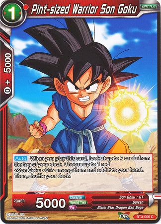 Pint-sized Warrior Son Goku [BT3-006] | Shuffle n Cut Hobbies & Games