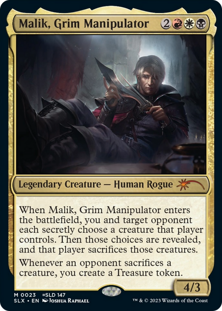 Malik, Grim Manipulator [Secret Lair: Universes Within] | Shuffle n Cut Hobbies & Games