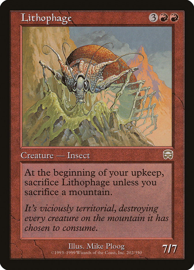 Lithophage [Mercadian Masques] | Shuffle n Cut Hobbies & Games