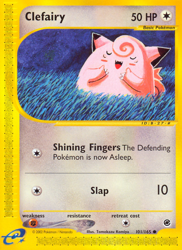 Clefairy (101/165) [Expedition: Base Set] | Shuffle n Cut Hobbies & Games