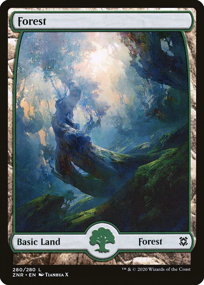 Forest (280) [Zendikar Rising] | Shuffle n Cut Hobbies & Games