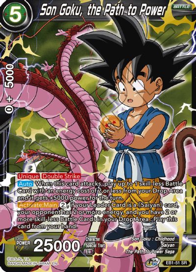 Son Goku, the Path to Power (EB1-051) [Battle Evolution Booster] | Shuffle n Cut Hobbies & Games