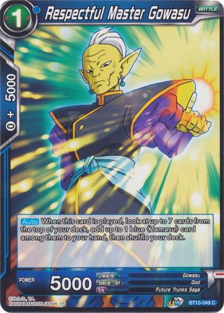 Respectful Master Gowasu [BT10-049] | Shuffle n Cut Hobbies & Games