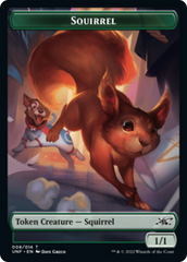 Squirrel // Food (010) Double-Sided Token [Unfinity Tokens] | Shuffle n Cut Hobbies & Games