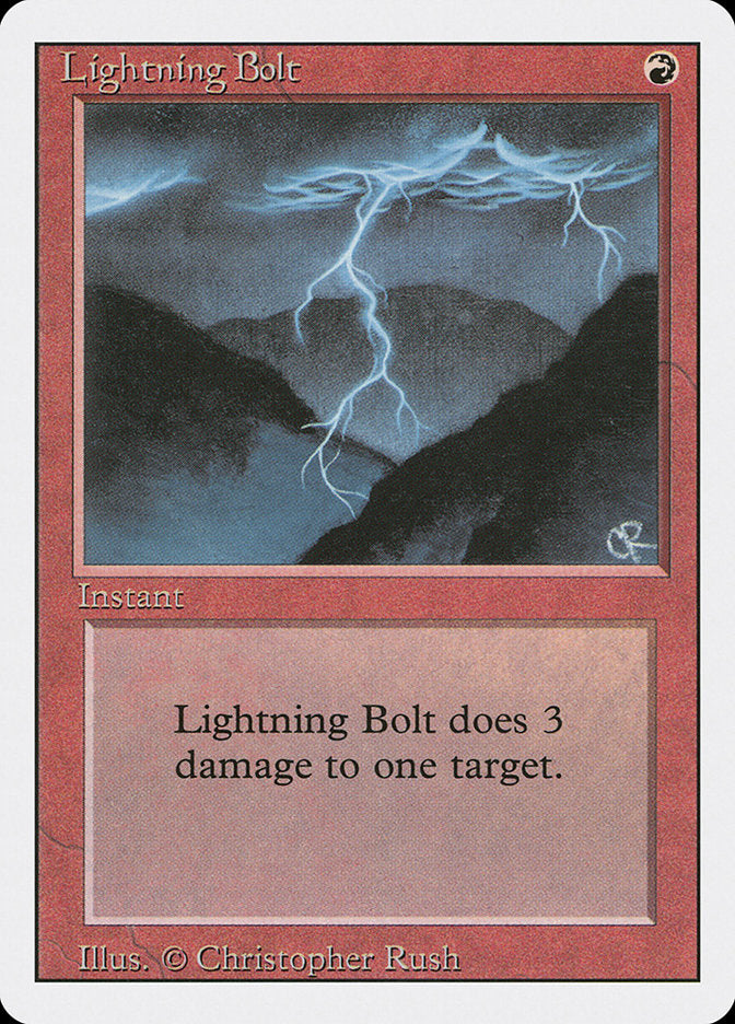 Lightning Bolt [Revised Edition] | Shuffle n Cut Hobbies & Games