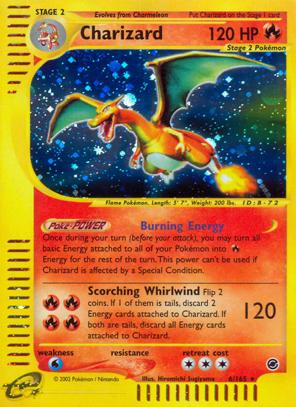 Charizard (6/165) [Expedition: Base Set] | Shuffle n Cut Hobbies & Games