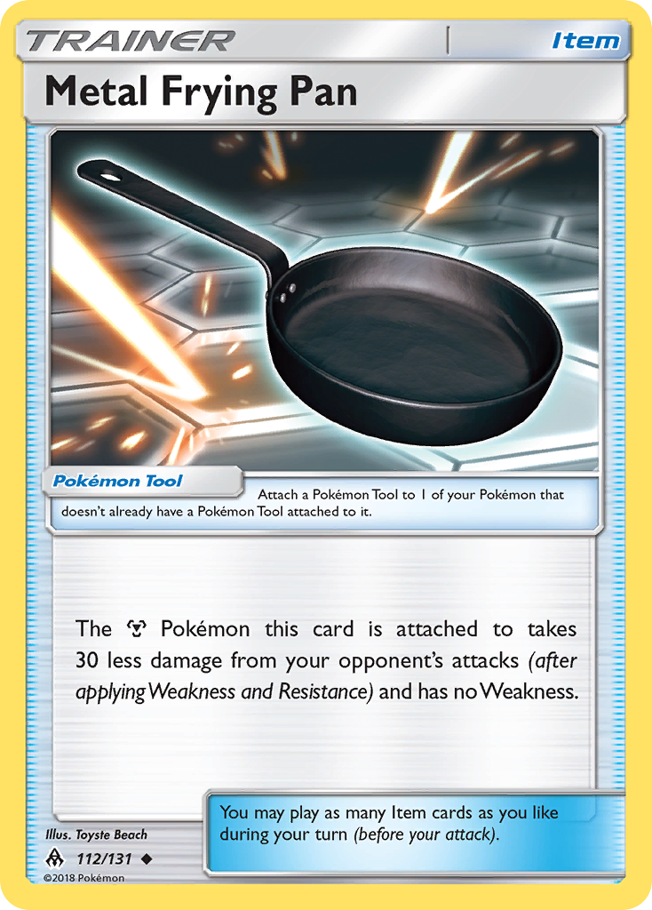 Metal Frying Pan (112/131) [Sun & Moon: Forbidden Light] | Shuffle n Cut Hobbies & Games