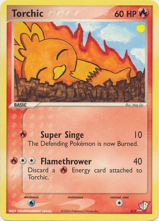 Torchic (3/5) [Kids WB Promos] | Shuffle n Cut Hobbies & Games