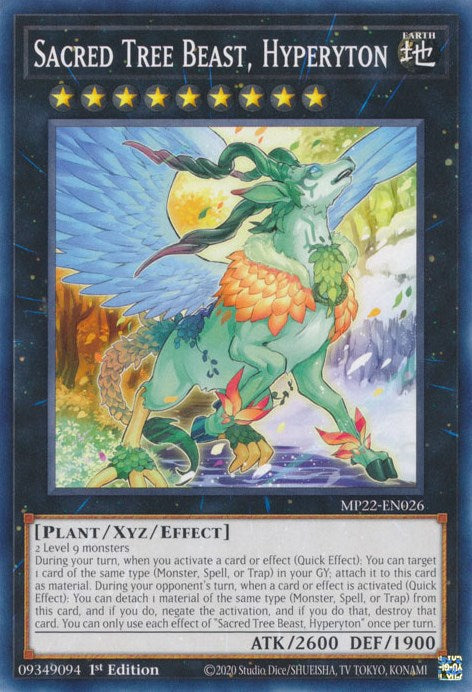 Sacred Tree Beast, Hyperyton [MP22-EN026] Common | Shuffle n Cut Hobbies & Games