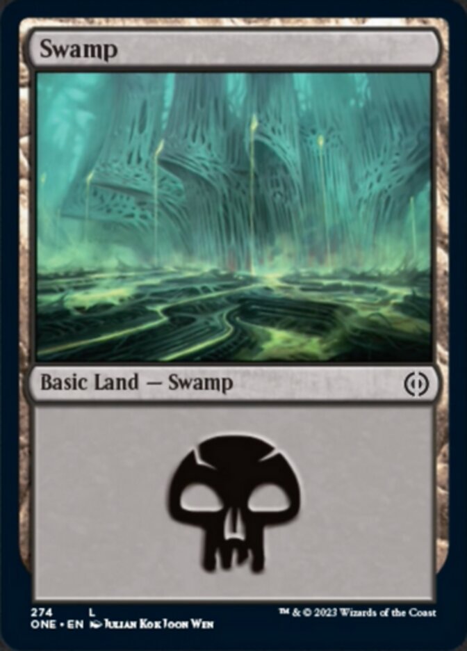 Swamp (274) [Phyrexia: All Will Be One] | Shuffle n Cut Hobbies & Games