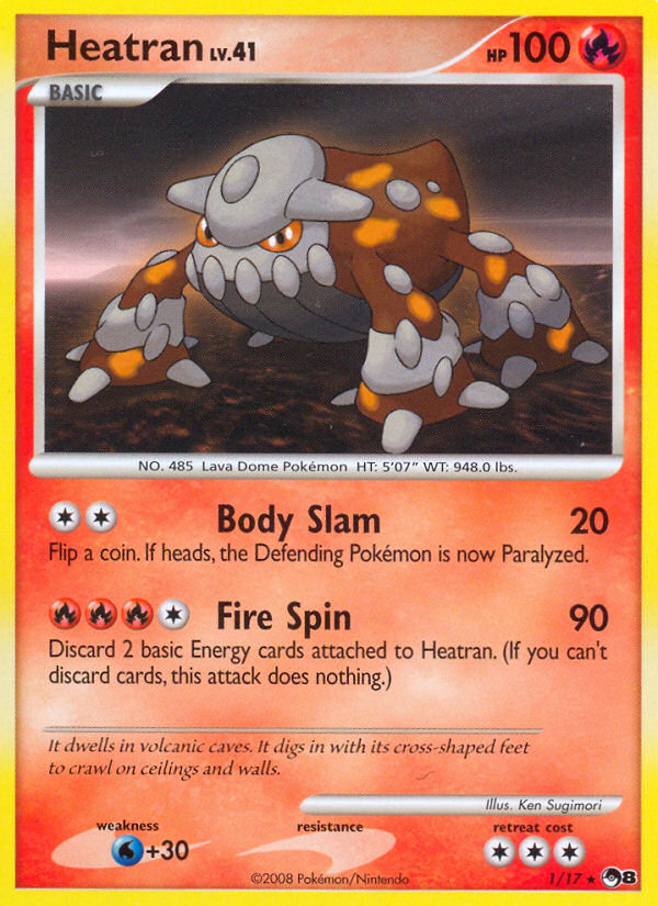 Heatran (1/17) [POP Series 8] | Shuffle n Cut Hobbies & Games