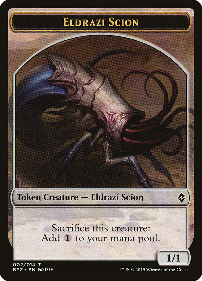 Eldrazi Scion Token (002/014) [Battle for Zendikar Tokens] | Shuffle n Cut Hobbies & Games