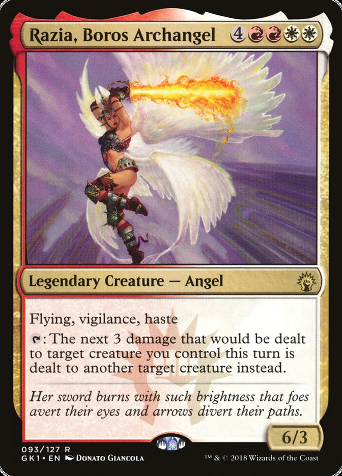 Razia, Boros Archangel [Guilds of Ravnica Guild Kit] | Shuffle n Cut Hobbies & Games