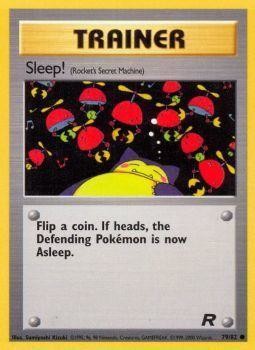 Sleep! (79/82) [Team Rocket Unlimited] | Shuffle n Cut Hobbies & Games