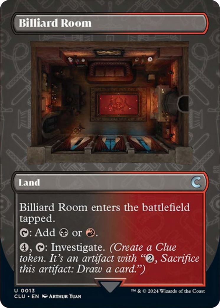 Billiard Room (Borderless) [Ravnica: Clue Edition] | Shuffle n Cut Hobbies & Games