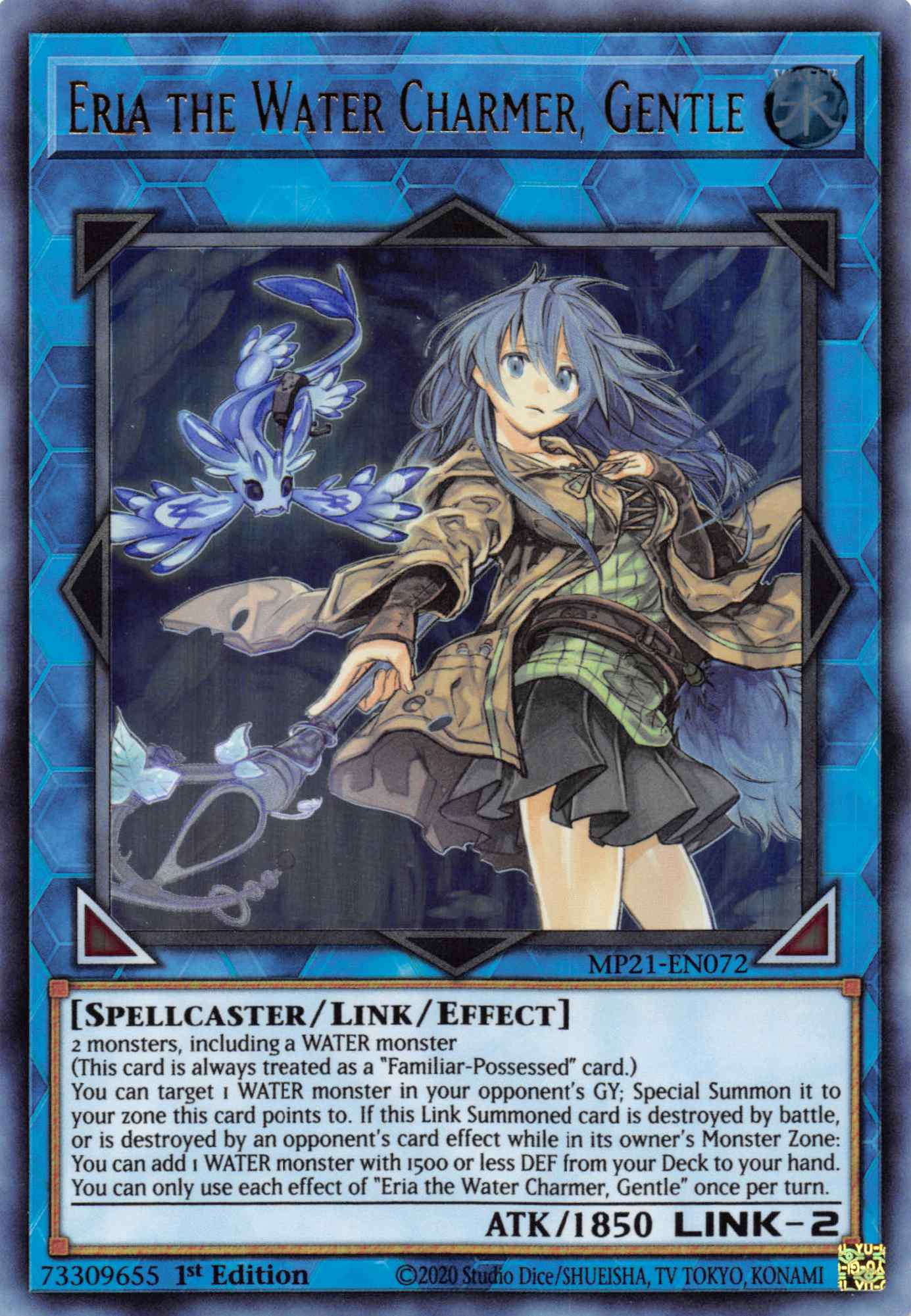 Eria the Water Charmer, Gentle [MP21-EN072] Ultra Rare | Shuffle n Cut Hobbies & Games