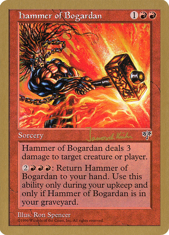 Hammer of Bogardan (Janosch Kuhn) [World Championship Decks 1997] | Shuffle n Cut Hobbies & Games