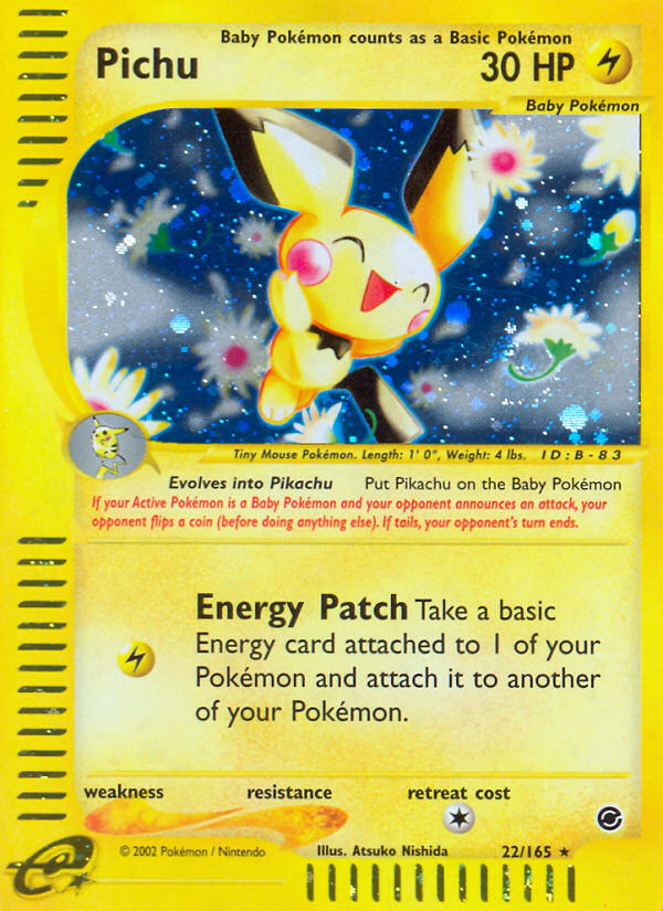 Pichu (22/165) [Expedition: Base Set] | Shuffle n Cut Hobbies & Games