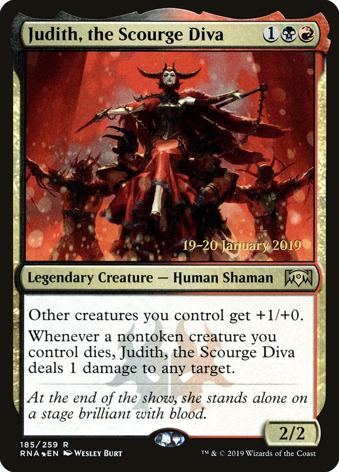 Judith, the Scourge Diva [Ravnica Allegiance Prerelease Promos] | Shuffle n Cut Hobbies & Games