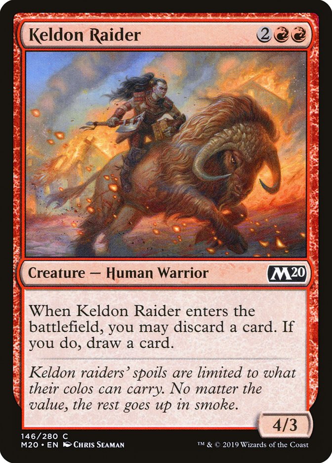 Keldon Raider [Core Set 2020] | Shuffle n Cut Hobbies & Games