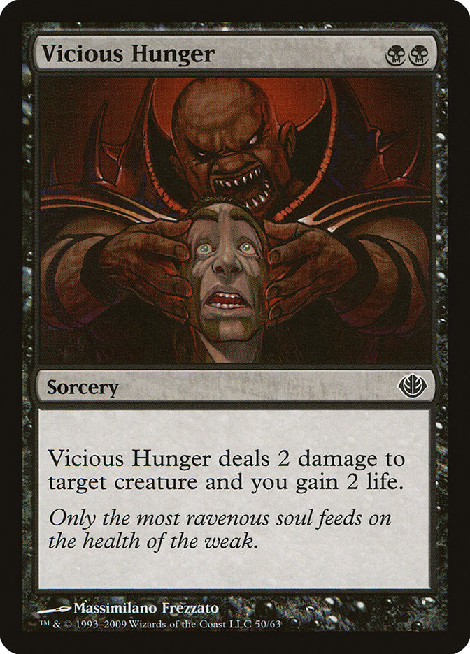 Vicious Hunger [Duel Decks: Garruk vs. Liliana] | Shuffle n Cut Hobbies & Games