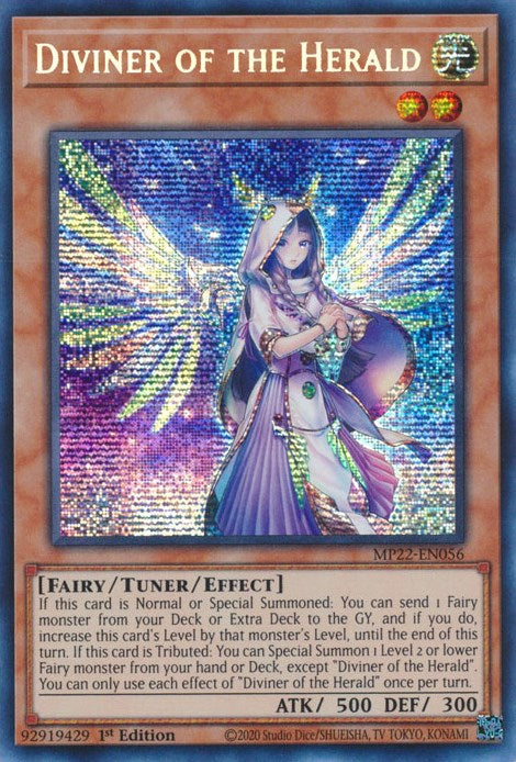 Diviner of the Herald [MP22-EN056] Prismatic Secret Rare | Shuffle n Cut Hobbies & Games