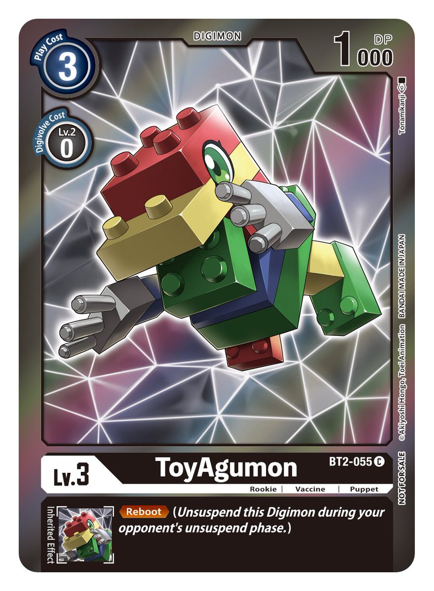 ToyAgumon [BT2-055] (Event Pack 2) [Release Special Booster Ver.1.0] | Shuffle n Cut Hobbies & Games