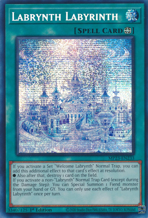 Labrynth Labyrinth [MP23-EN233] Prismatic Secret Rare | Shuffle n Cut Hobbies & Games