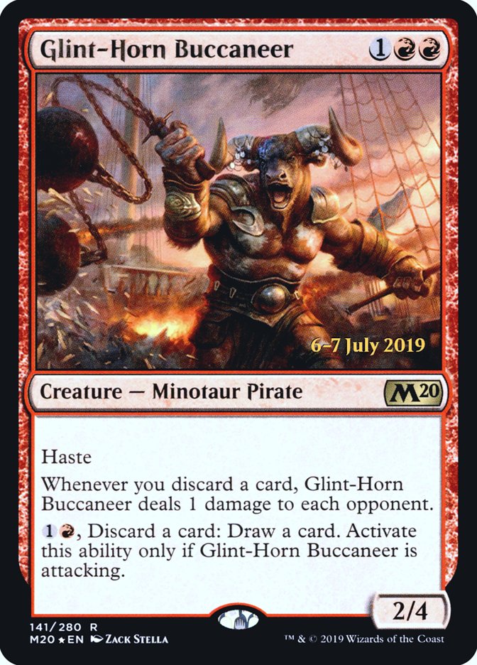 Glint-Horn Buccaneer [Core Set 2020 Prerelease Promos] | Shuffle n Cut Hobbies & Games