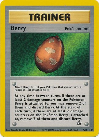 Berry (99/111) [Neo Genesis Unlimited] | Shuffle n Cut Hobbies & Games