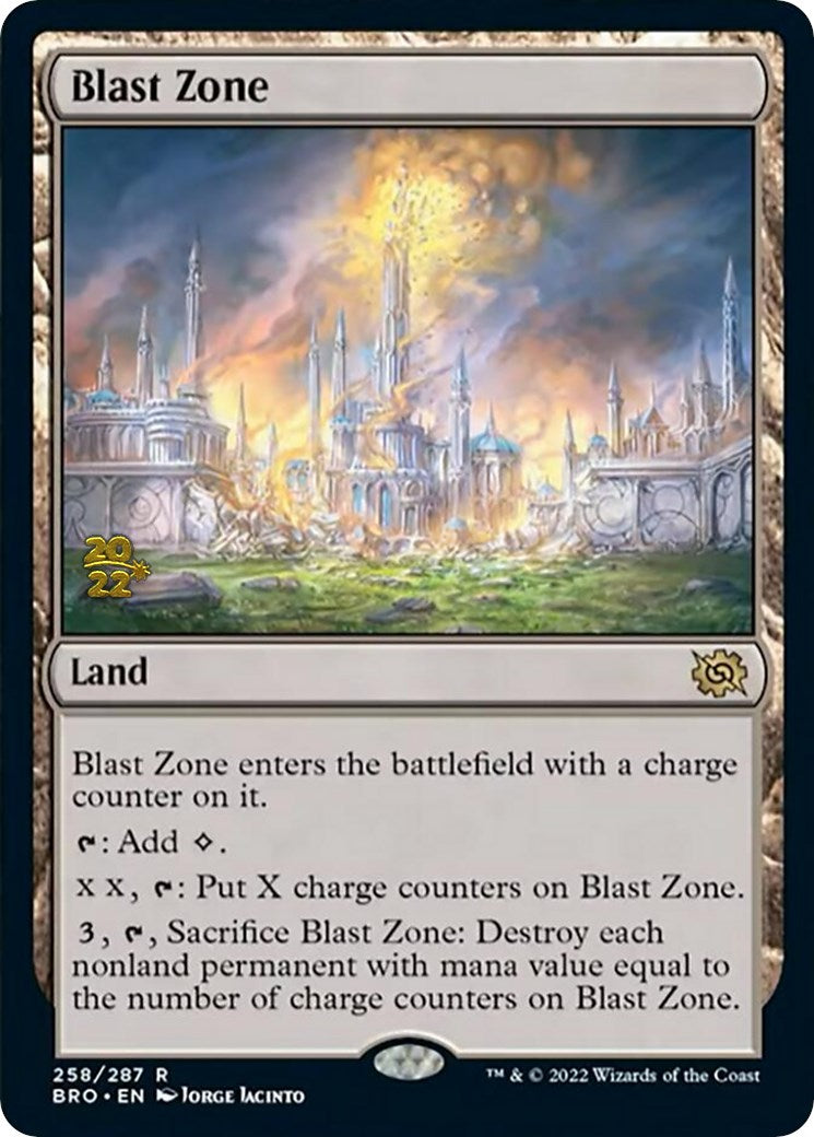 Blast Zone (258) [The Brothers' War Prerelease Promos] | Shuffle n Cut Hobbies & Games