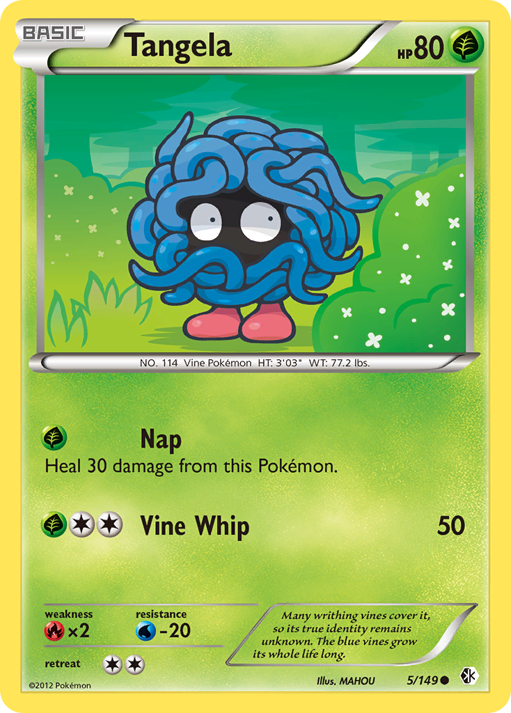 Tangela (5/149) [Black & White: Boundaries Crossed] | Shuffle n Cut Hobbies & Games