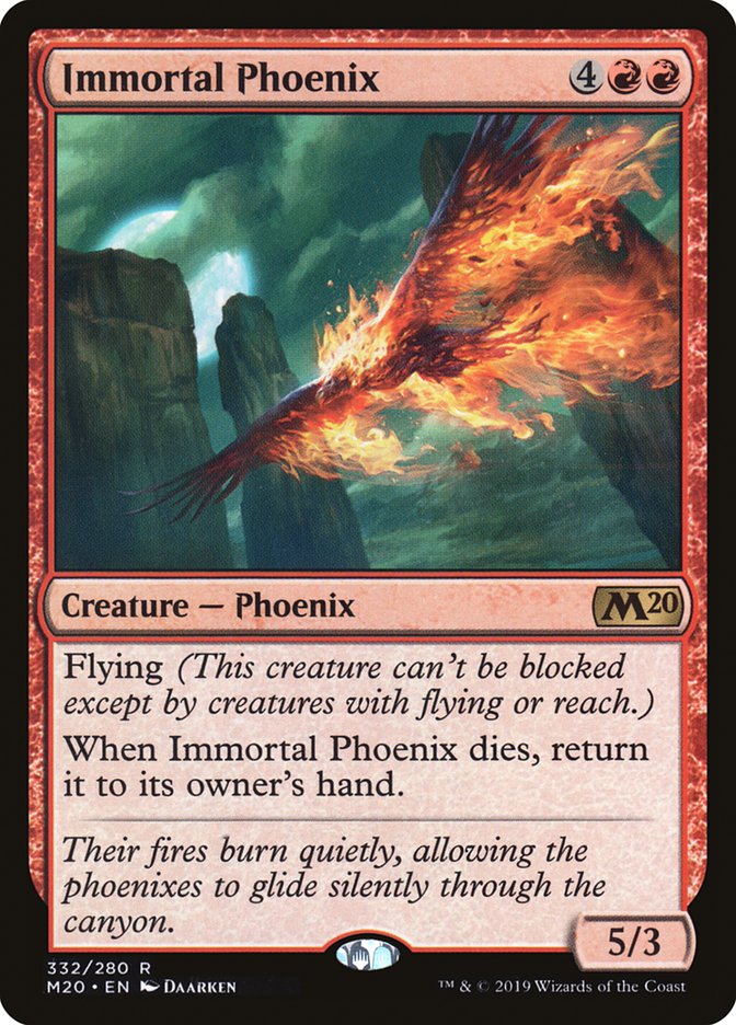 Immortal Phoenix [Core Set 2020] | Shuffle n Cut Hobbies & Games