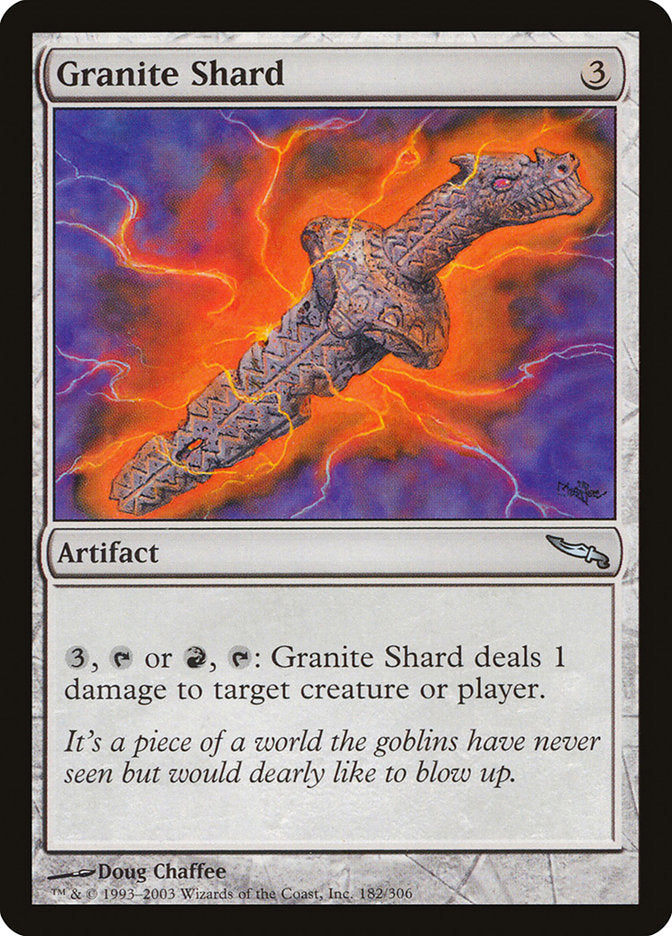 Granite Shard [Mirrodin] | Shuffle n Cut Hobbies & Games