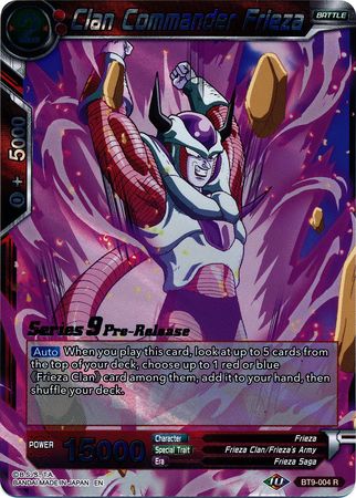 Clan Commander Frieza [BT9-004] | Shuffle n Cut Hobbies & Games