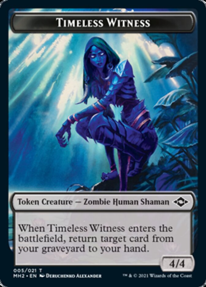 Timeless Witness Token [Modern Horizons 2 Tokens] | Shuffle n Cut Hobbies & Games