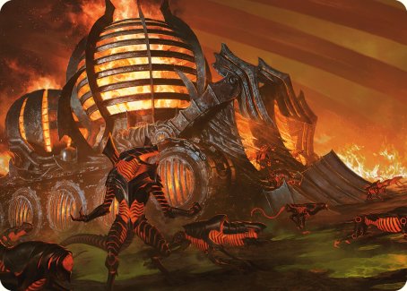 Urabrask's Forge Art Card [Phyrexia: All Will Be One Art Series] | Shuffle n Cut Hobbies & Games